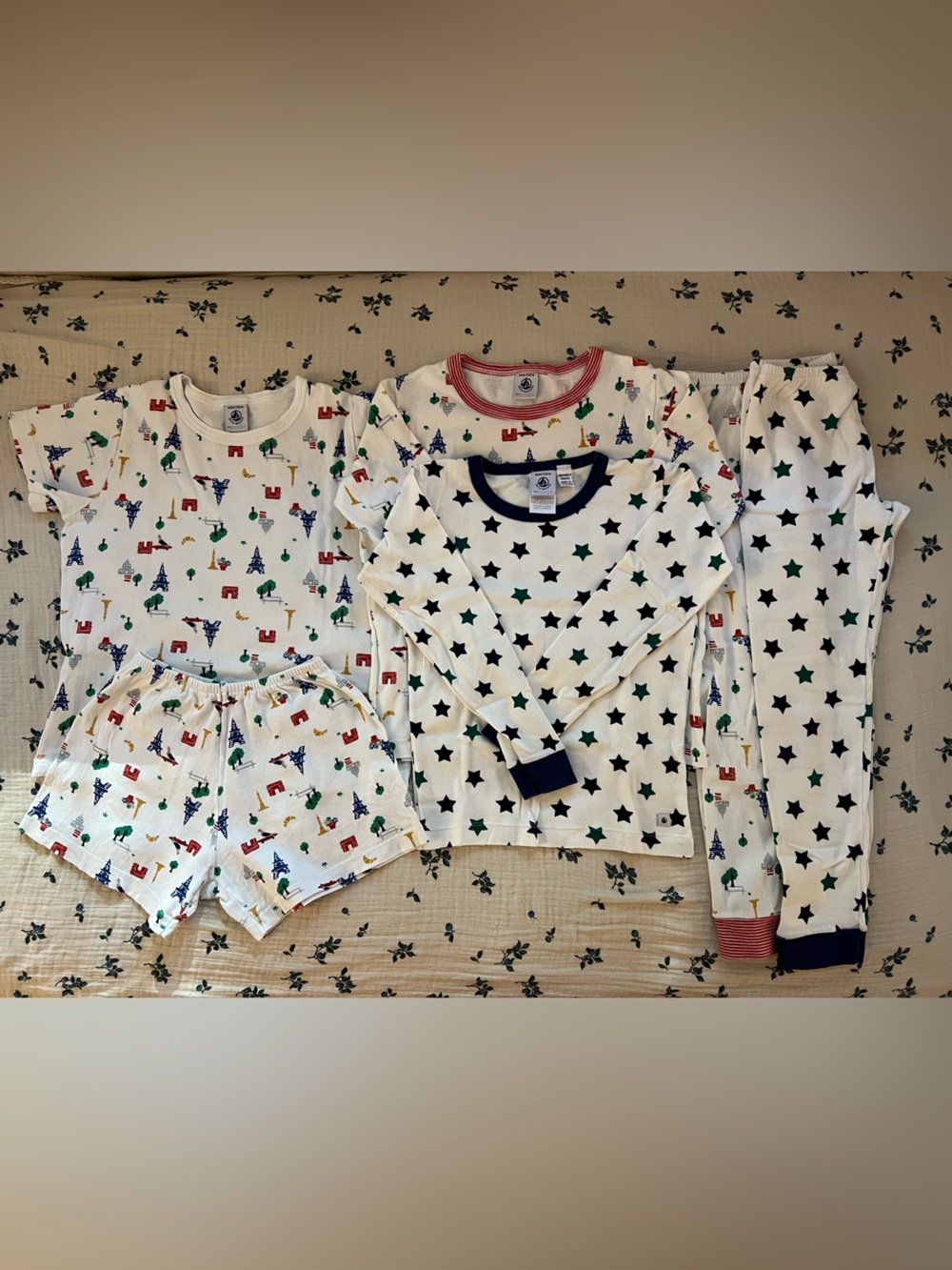 Boys Petit Bateau Pajama Sets Bundle - 5/6Y